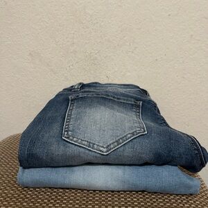 2 Pairs Women’s Jeans Gogo Size 7 And Rue 21 Size 8 Jeans Lot Affordable Denim